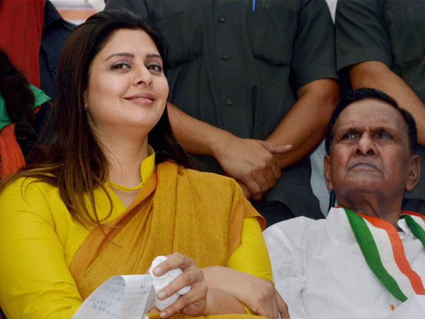 Actress and Congress candidate from Meerut Nagma