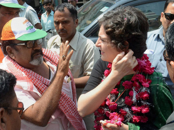 Priyanka Vadra during election campaign