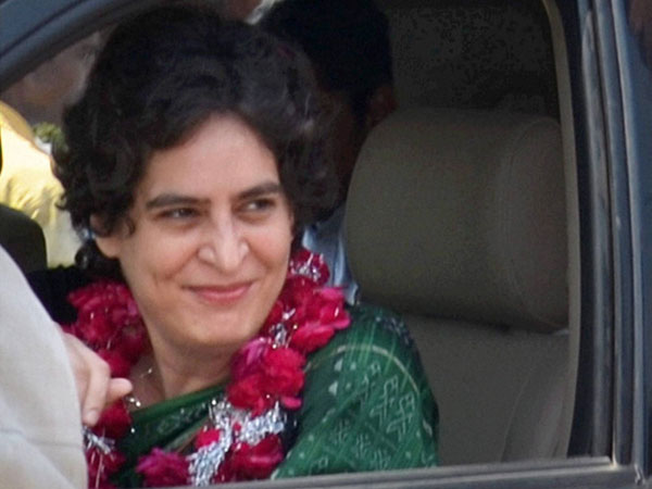 Priyanka Vadra during election campaign
