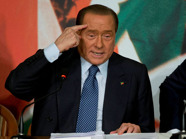 Italian former Premier and Forza Italia