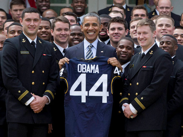 That's my jersey says Obama
