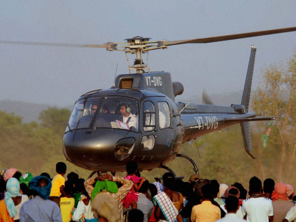 Jharkhand Chief Minister Hemant Soren's chopper 