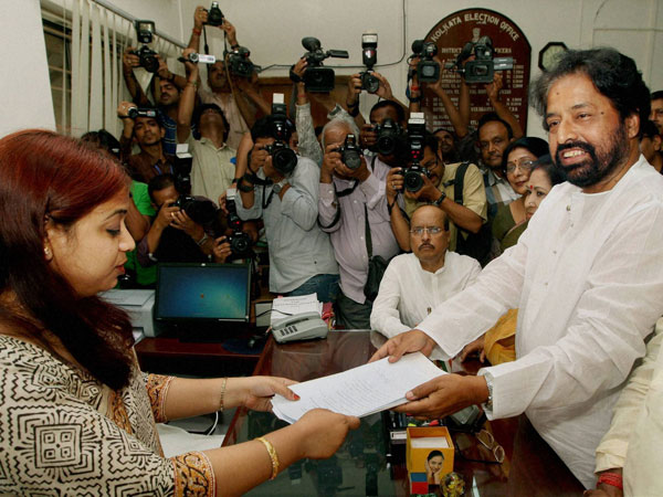 TMC Candidate Sudip Bandopadhyay files his nomination 