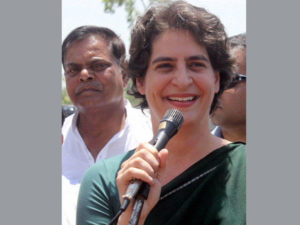 Priyanka Vadra during an election campaign