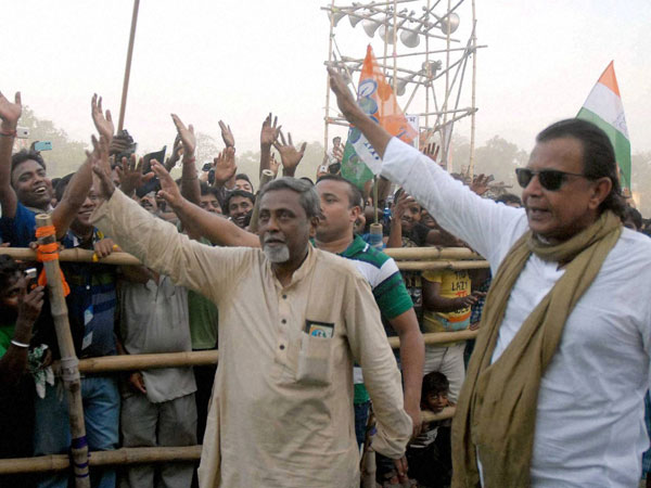 Bollywood star and TMC Rajya Sabha MP Mithun Chakraborty