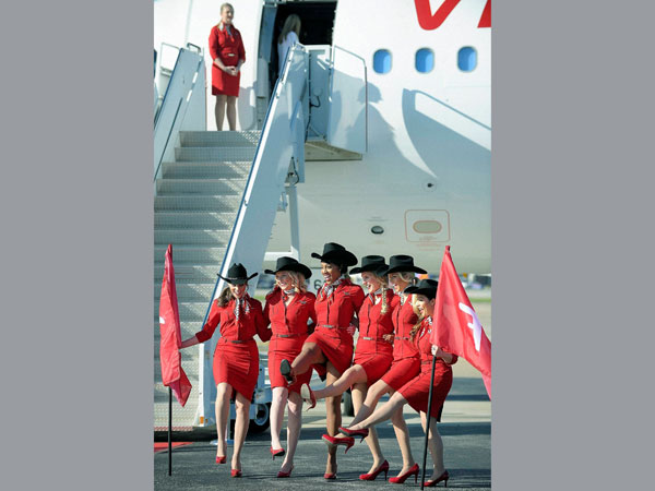 Virgin Airlines is all smiles 