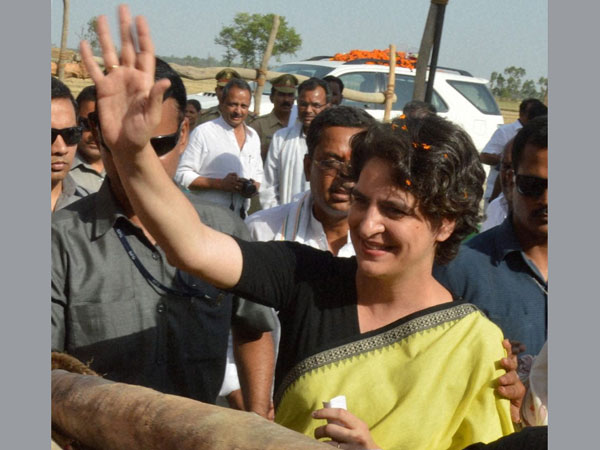 Priyanka Vadra during an election campaign