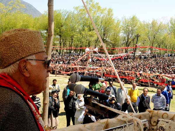 National Conference president and Union minister Farooq Abdullah