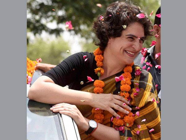 Priyanka Vadra during her election campaign