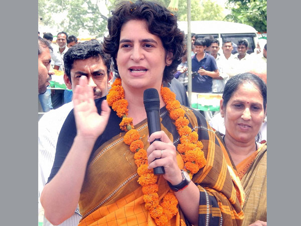 Priyanka Vadra during her election campaign
