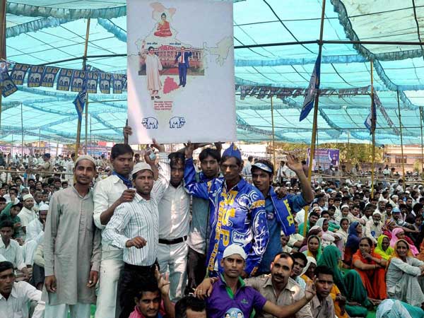 BSP supremo Mayawati's election rally in Roorkee