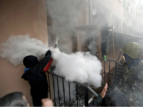 Odessa witnesses riots Odessa witnesses riots