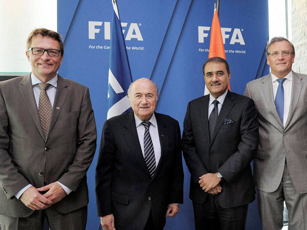 Praful Patel in Zurich 