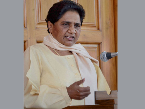 BSP supremo Mayawati addresses a press conference