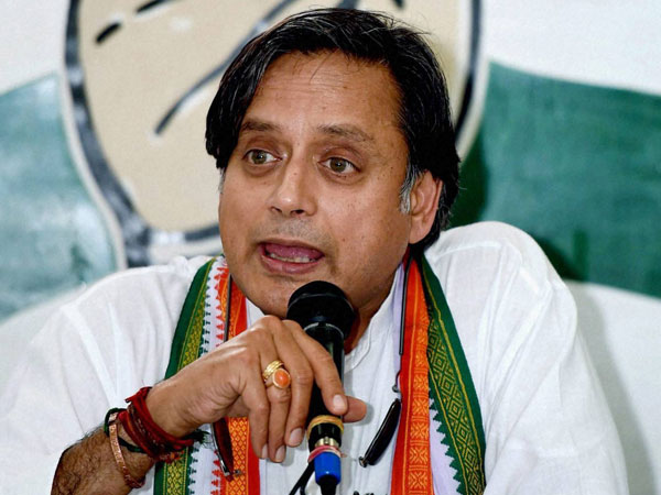 Shashi Tharoor during an interaction with media in Kolkata