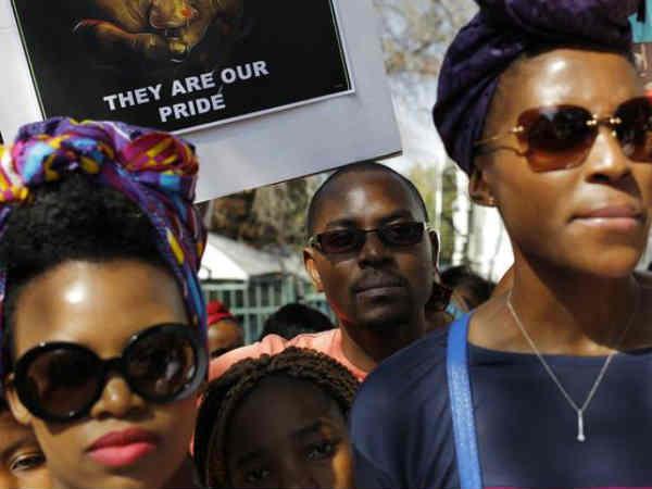 Nigerian women protest