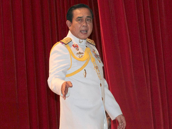 Thai coup leader says king endorsed him 