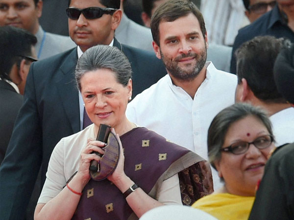 Congress President Sonia Gandhi, Rahul Gandhi