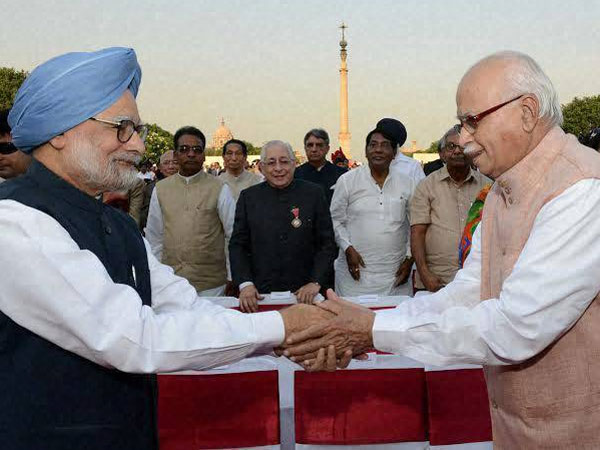 The outgoing Prime Minister Manmohan Singh