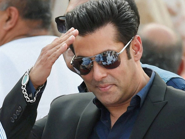 Actor Salman Khan at the swearing-in ceremony