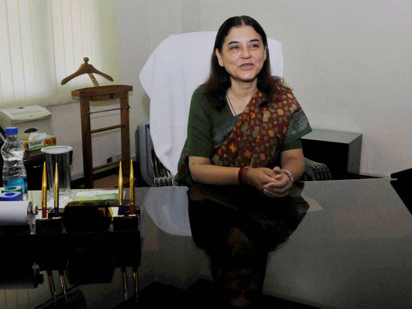 Maneka Gandhi assumes charge of the Women and Child Development Ministry