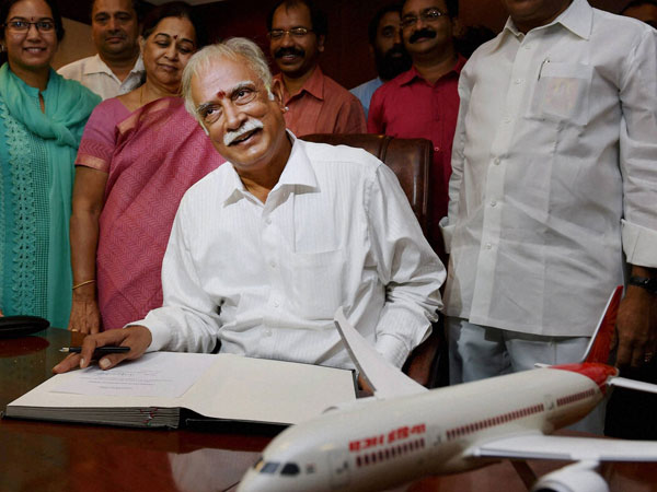 Ashok Gajapathi takes charge of Civil Aviation Ministry