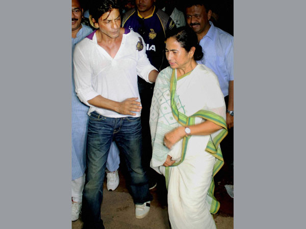 KKR owner Shahrukh Khan meets West Bengal Chief Minister Mamata Banerjee