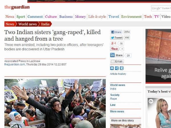 In Pics: Foreign media reaction on UP rapes In Pics: Foreign media reaction on UP rapes