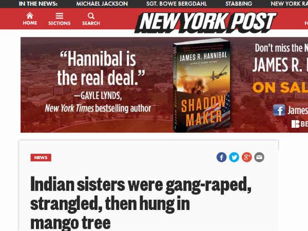 Pics: Foreign media reaction on UP rapes Pics: Foreign media reaction on UP rapes