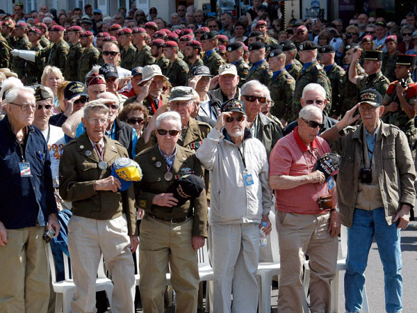 World War II veterans commomerate 70th D-Day anniversary World War II veterans commomerate 70th D-Day anniversary