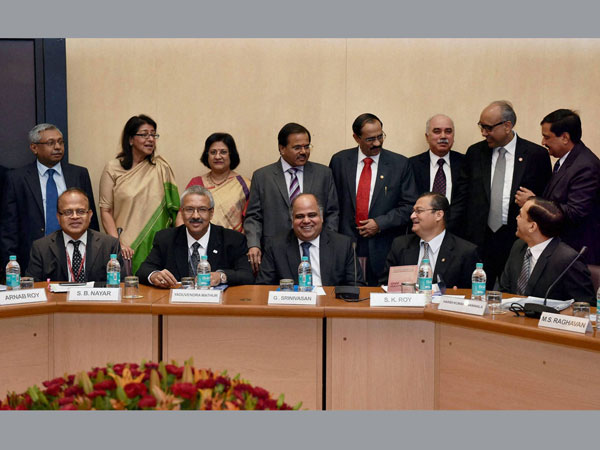 Representatives of Banking and Financial Institutions pose