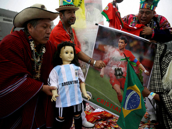 Praying for Messi, Ronaldo 