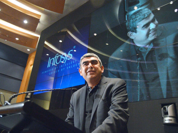 Newly appointed CEO and MD of Infosys, Vishal Sikka 