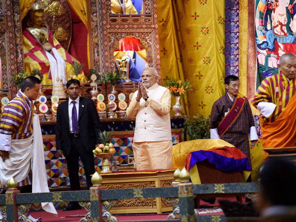 Prime Minister Narendra Modi arrives to address the National Assembly