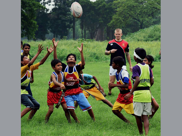A member of British Royal Air Force rugby union team 