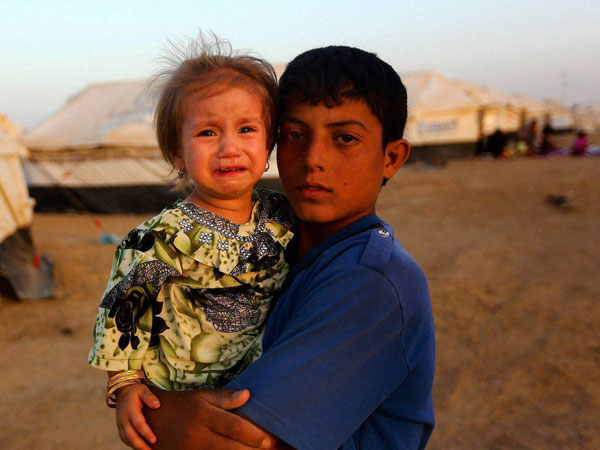 Children bear the brunt of the war 