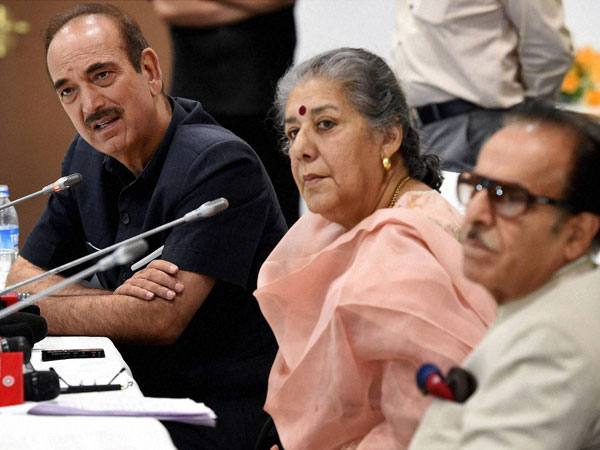 Senior Congress leader Ghulam Nabi Azad 