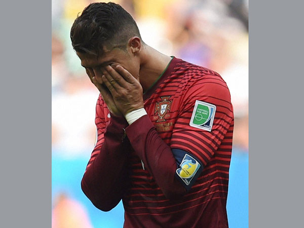 Ronaldo bursts into tears