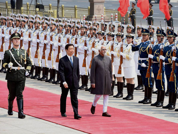 Ansari inspects guard of honour Ansari inspects guard of honour