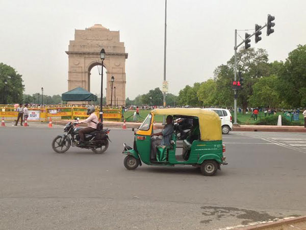 Temperature dropped at India Gate