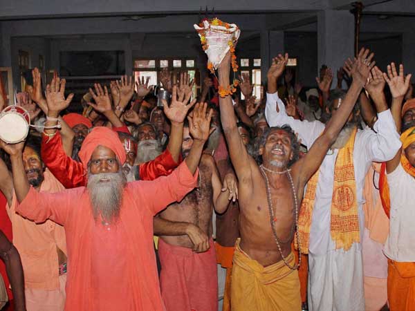Amarnath Yatra at a base camp in Jammu