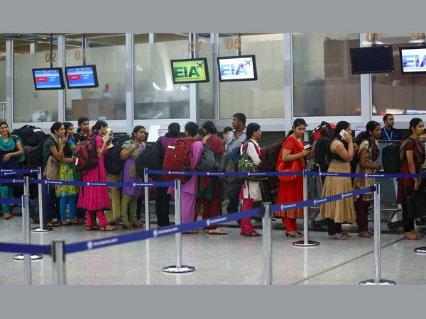 Indian nurses who were trapped in territory captured