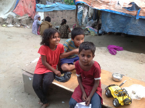 Children at Amir khusrau park, Hazrat Nizamuddin