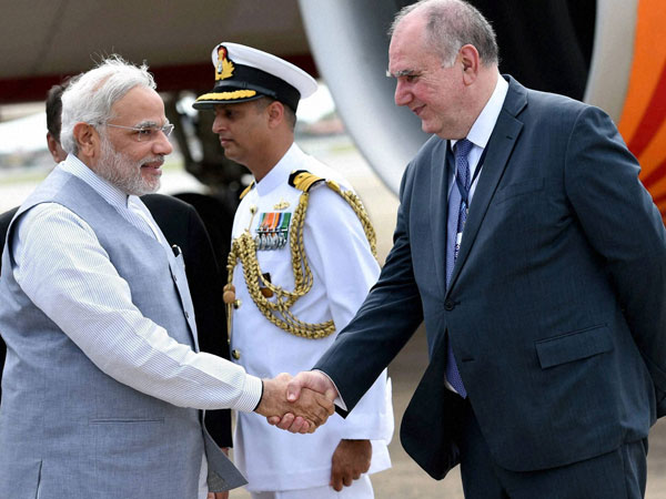 Warm welcome for Indian PM 