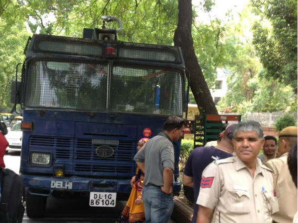 Protest outside UPSC