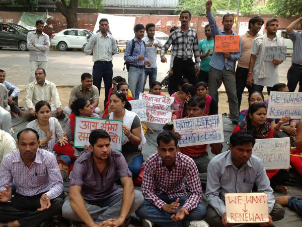 Delhi teachers go on hunger strike