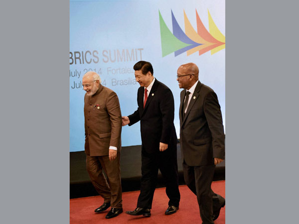 Prime Minister Narendra Modi with Chinese President Xi Jinping