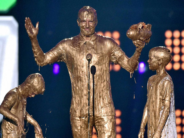 David Beckham, center, and his sons, Romeo