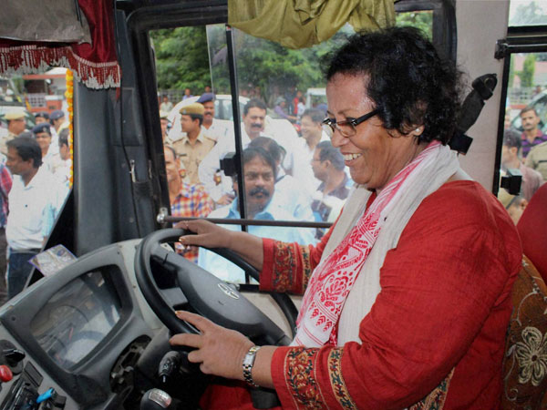 First lady heavy vehicle driver of Assam Deepali Rajkhowa 