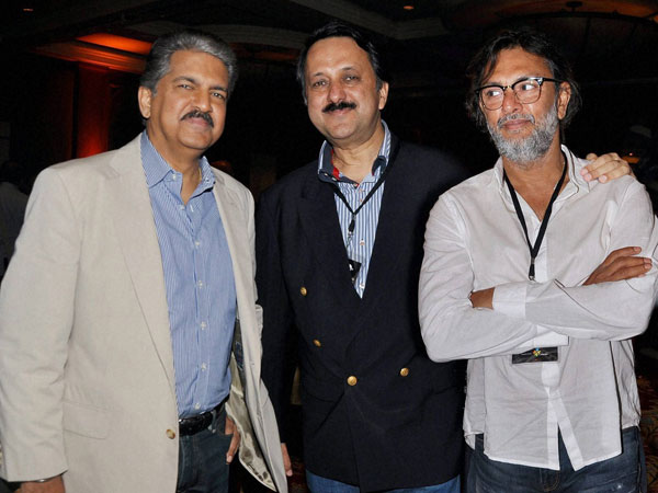 Industrialist Anand Mahindra, Rohit Khattar and Rakeysh Omprakash Mehra